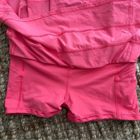 Lululemon Oxygen Bra & Pace Rival Skirt 13” Set – Hot Pink – Size 6 - Picture 12 of 16